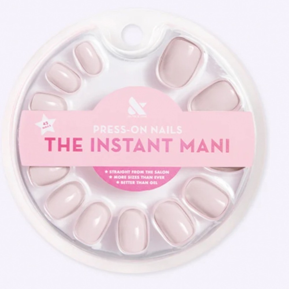 Olive & June Instant Mani Press-On Nails Round XXS TT Pale 42ct Kit